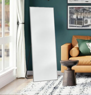 Homeroots Light Gray Metal Framed Light Gray Glass 397158