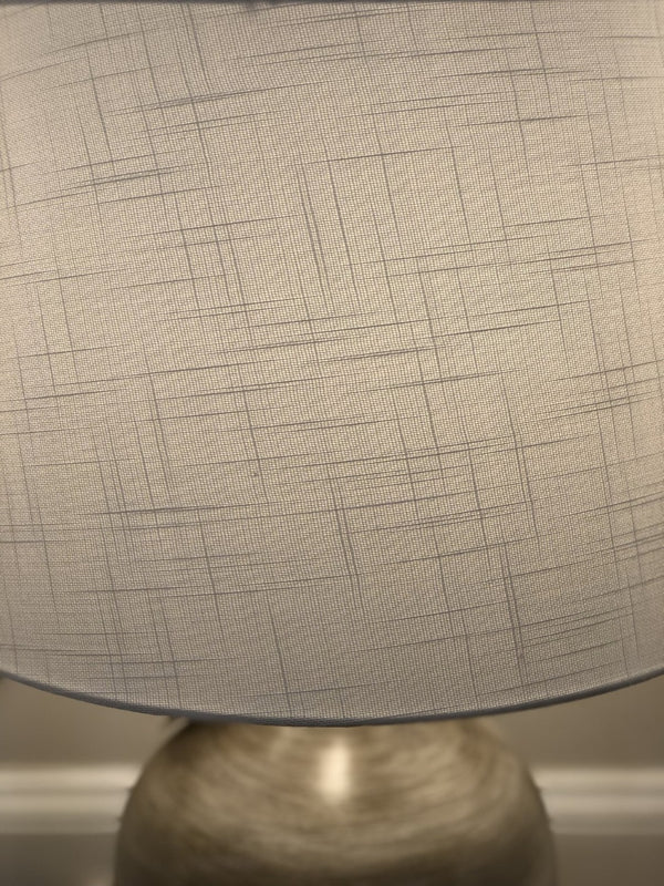 HomeRoots Set of Two 28" Black Table Lamps with Elegant White Empire Shades for Timeless Home Décor Style 397214