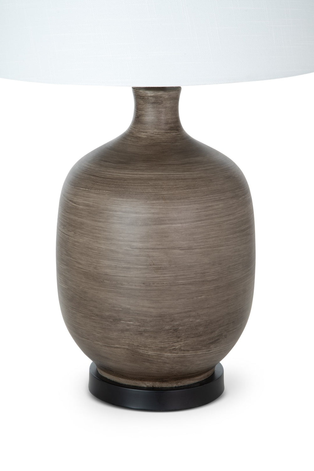 HomeRoots Set of Two 28" Black Table Lamps with Elegant White Empire Shades for Timeless Home Décor Style 397214