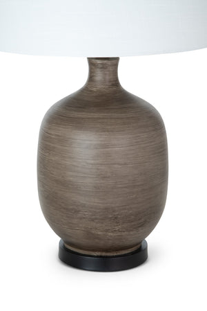 HomeRoots Set of Two 28" Black Table Lamps with Elegant White Empire Shades for Timeless Home Décor Style 397214