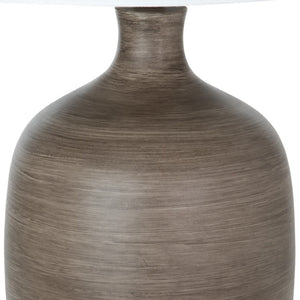 HomeRoots Set of Two 28" Black Table Lamps with Elegant White Empire Shades for Timeless Home Décor Style 397214