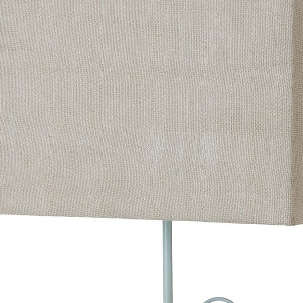 HomeRoots Set of Two 28" Nautical Blue Anchor Table Lamps with Beige Shade for Coastal Home Decor Charm 397252