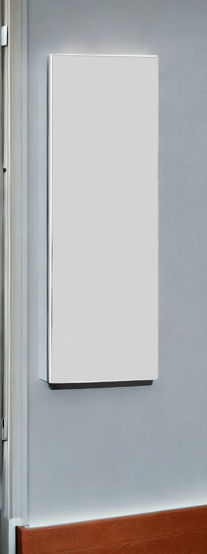 Homeroots White Metal Framed White Glass 397371