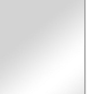 Homeroots Silver Framed Wall Mirror Silver Glass 397373