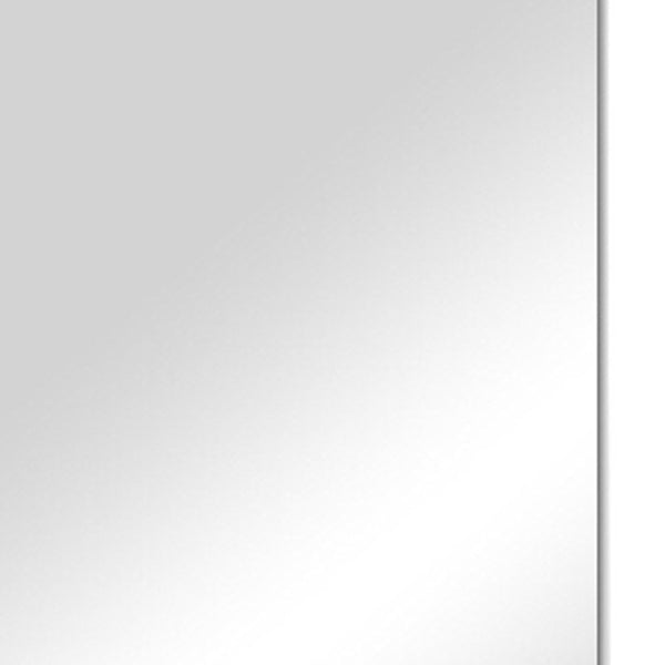 Homeroots Silver Framed Wall Mirror Silver Glass 397373