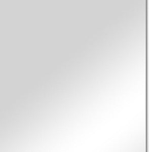 Homeroots Silver Framed Wall Mirror Silver Glass 397373