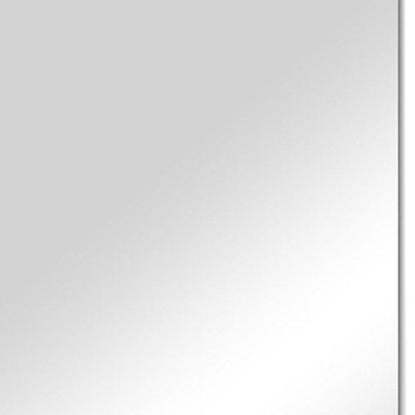 Homeroots Silver Framed Wall Mirror Silver Glass 397373