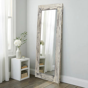 Homeroots Dark Gray Solid Wood Framed White Glass 397380