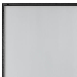 HomeRoots Jumbo Minimal Wall Mirror - Modern Black Frame, Expansive Reflective Surface for Any Room Decor 35.4" x 59.1" 397383