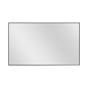 HomeRoots Jumbo Minimal Wall Mirror - Modern Black Frame, Expansive Reflective Surface for Any Room Decor 35.4" x 59.1" 397383