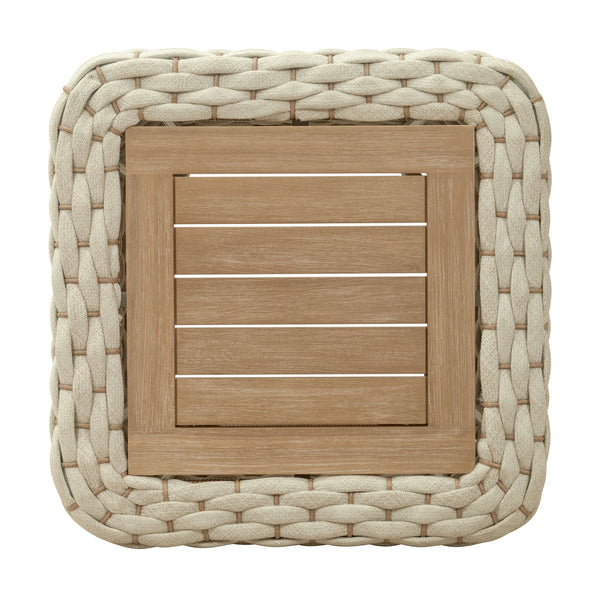 Zuo Modern Antul Coffee Table In White & Natural - Modern Acacia Wood Design For Stylish Living Rooms & Lounges White Acacia Wood,Aluminum,Nylon 704096-zuo-modern