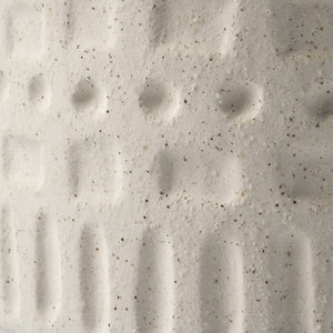 Homeroots 14" Bohemian Beige Happy Face Tribal Vase  Ceramic 397503