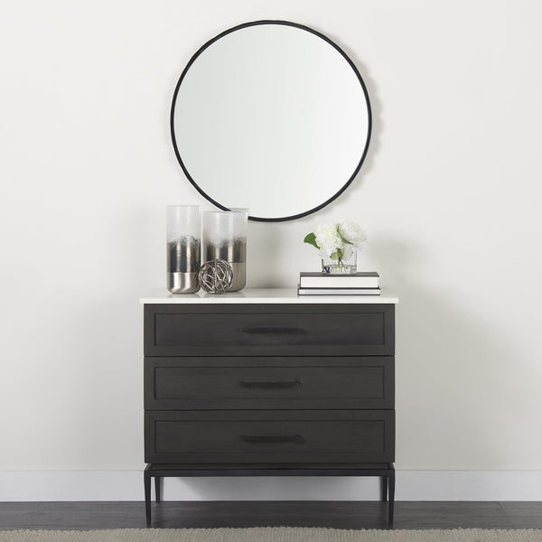 Homeroots 13" Brushed Silver Glass Vase  Crystal Glass 397509