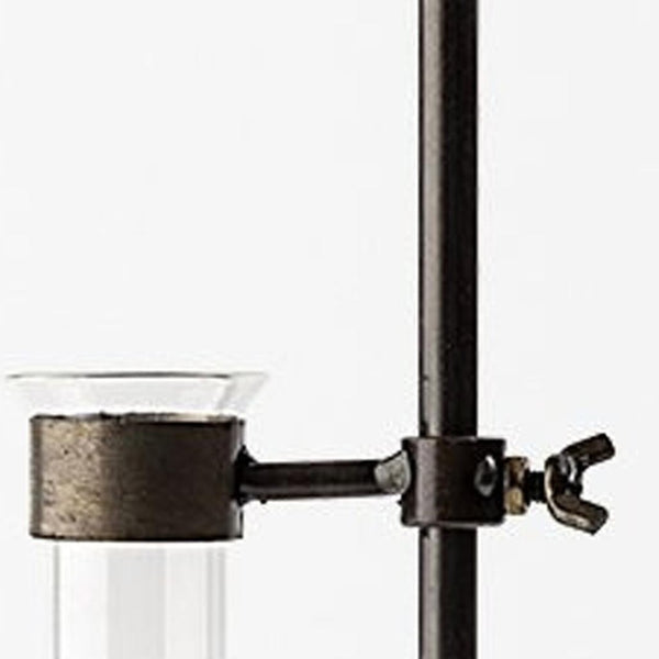 HomeRoots Set of Two Elegant Dark Brown Metal Cylinder Vases for Modern Decor, Perfect for Any Room Display 397538