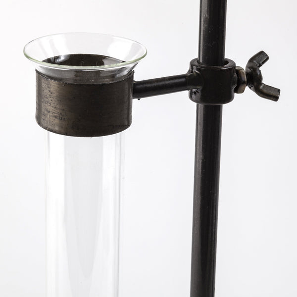 Homeroots Set Of Five Test Tube Vases With Metal Bases  Metal 397538