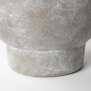 Homeroots 7" Stylish Brown Abstract Cylinder Ceramic Vase - Modern Home Decor For Elegant Spaces & Centerpieces  Ceramic 397573