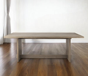 Homeroots 84" Taupe Dining Table   397608