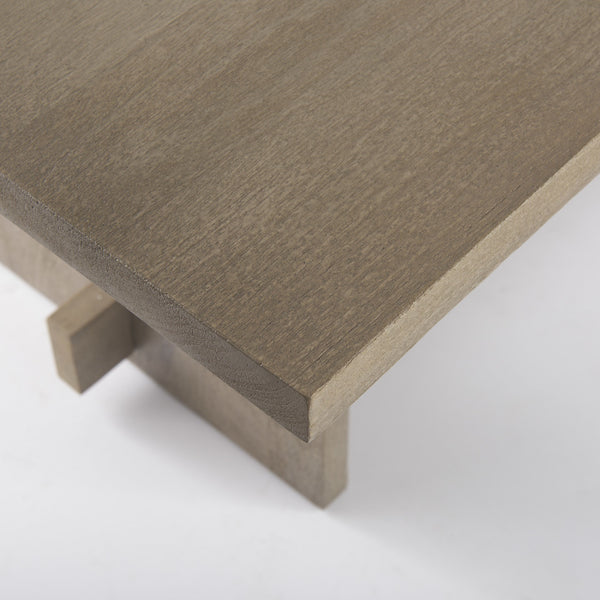 Homeroots 84" Taupe Dining Table   397608