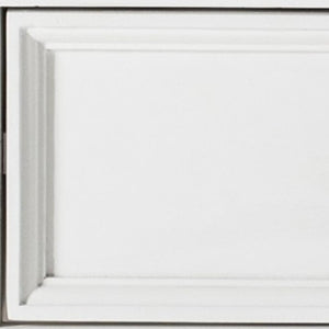 HomeRoots 24" White Solid Wood Nightstand - Distressed Vintage Design with Drawer & Open Shelf for Storage 397622