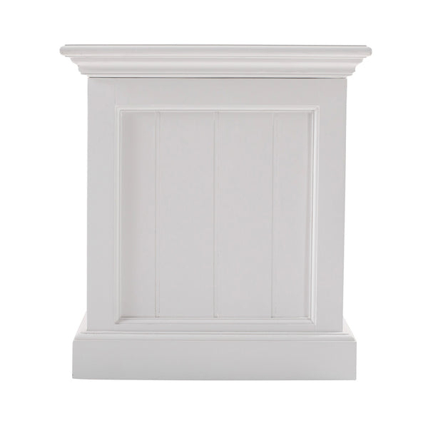 Homeroots 55" White Solid Wood Chest  Solid Wood 397652