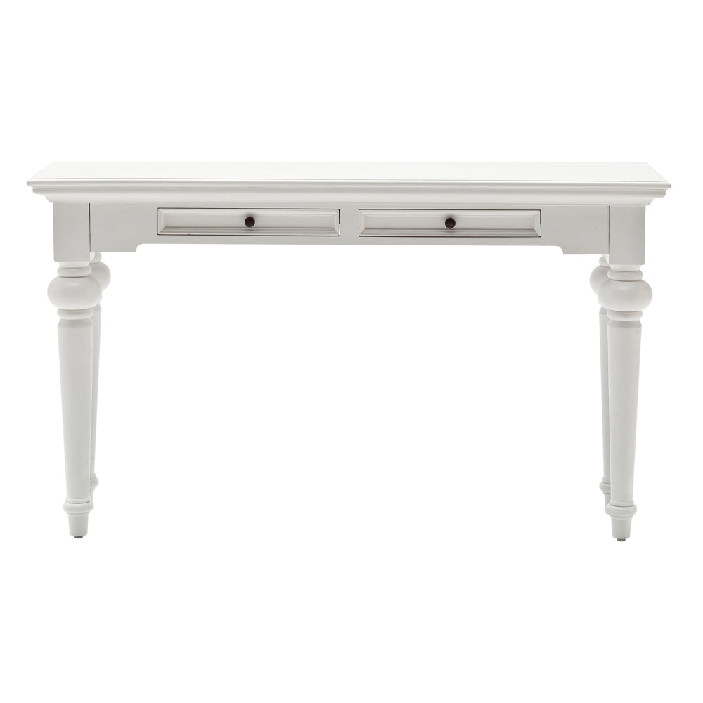 Homeroots 55" White Console Table With Storage   397655