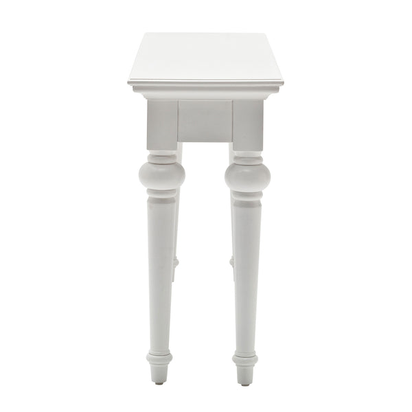 Homeroots 55" White Console Table With Storage   397655