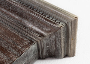 Homeroots 28" Natural Wash Rustic Wood Four Hook Hanging Coat Rack  Mahogany 397662