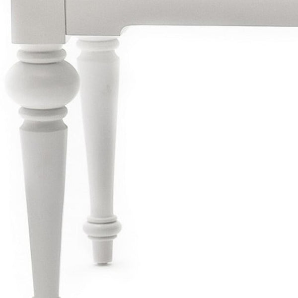 HomeRoots 94" White Solid Wood Dining Table - Farmhouse Charm, Distressed Finish, Seats 8, Fully Assembled! 397668