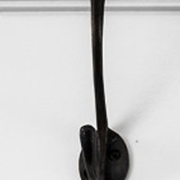 Homeroots 51" White Solid Wood Coat Rack With Eight Hooks & Shelf For Stylish Entryway Organization   397682