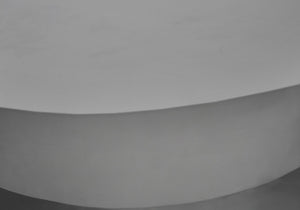 English Elm Accent Table Round Matte Finish Weather Resistant Magnesium Oxide Indoor Outdoor Side Grey B2710P461677