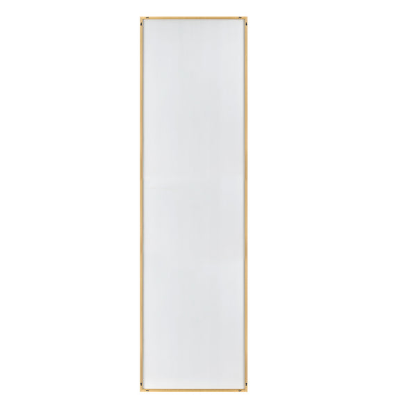 Homeroots Gold Aluminum Frame Mirror  Glass 397700