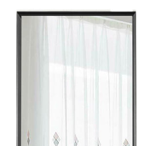 HomeRoots 59" Freestanding Black Metal Framed Full-Length Mirror – Modern Minimalist Design for Any Space 59.1" x 15.7" 397704