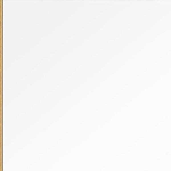 Homeroots 51" Gold Metal Framed Freestanding Standing Mirror  Glass 397707