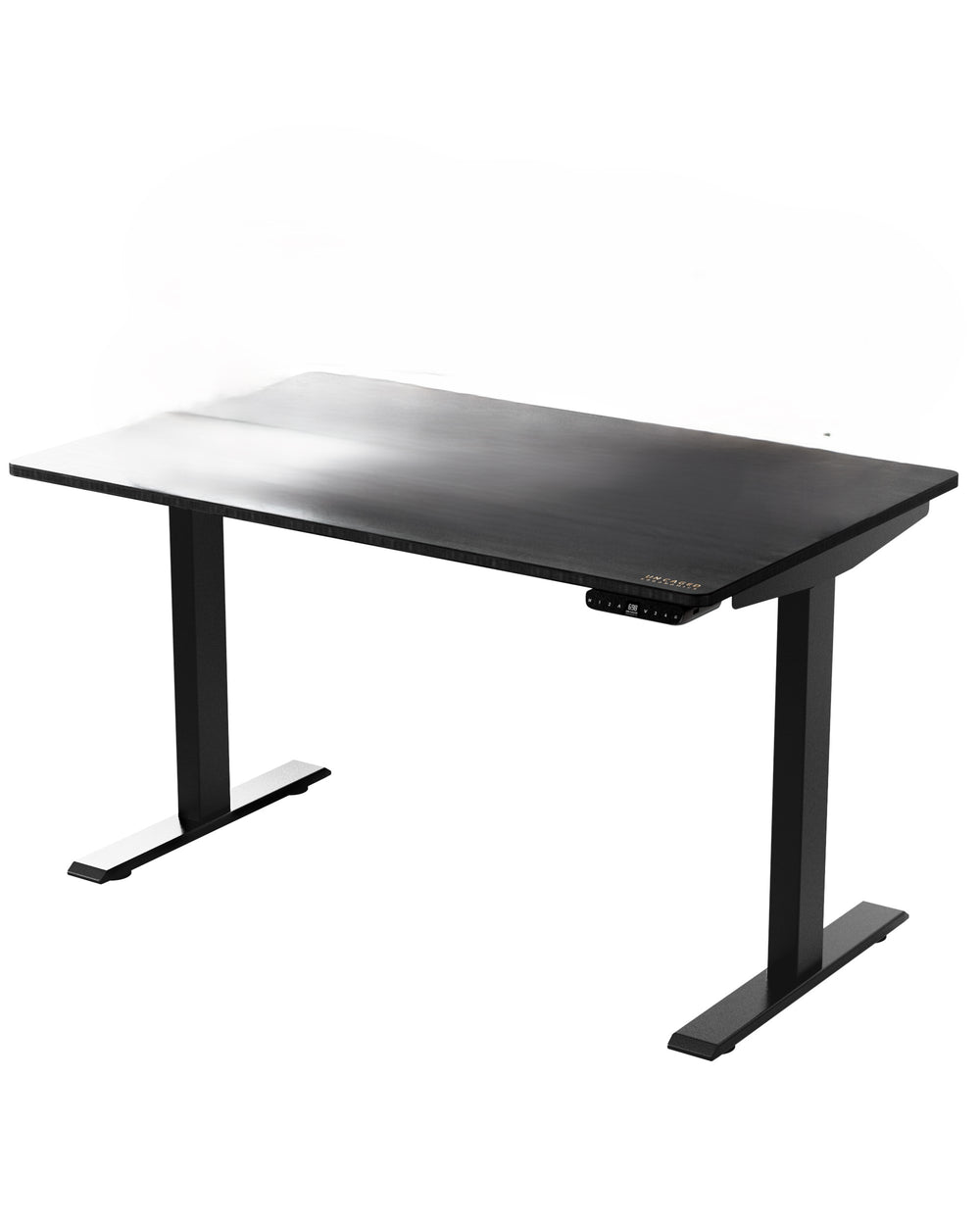 Homeroots 30" Adjustable Black Stainless Steel Standing Desk   397728