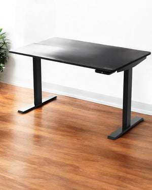 Homeroots 30" Adjustable Black Stainless Steel Standing Desk   397728