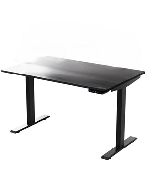 Homeroots 30" Adjustable Black Stainless Steel Standing Desk   397730