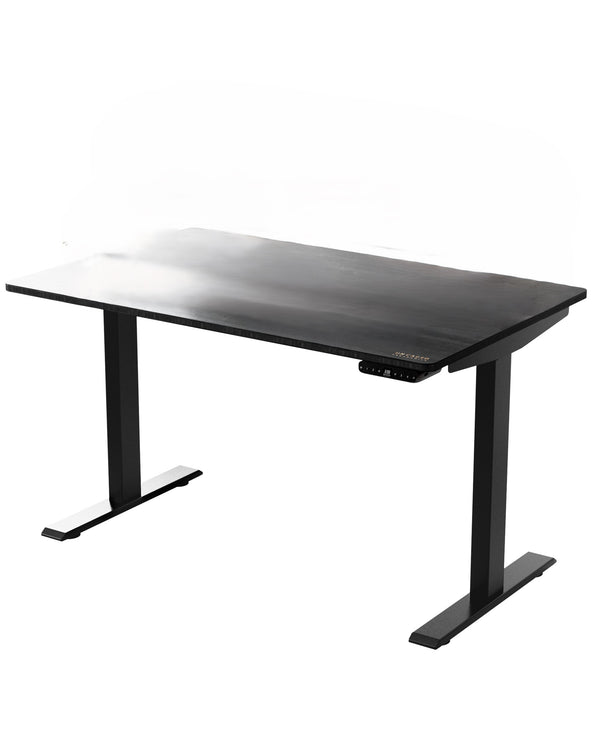 Homeroots 30" Adjustable Black Stainless Steel Standing Desk   397730