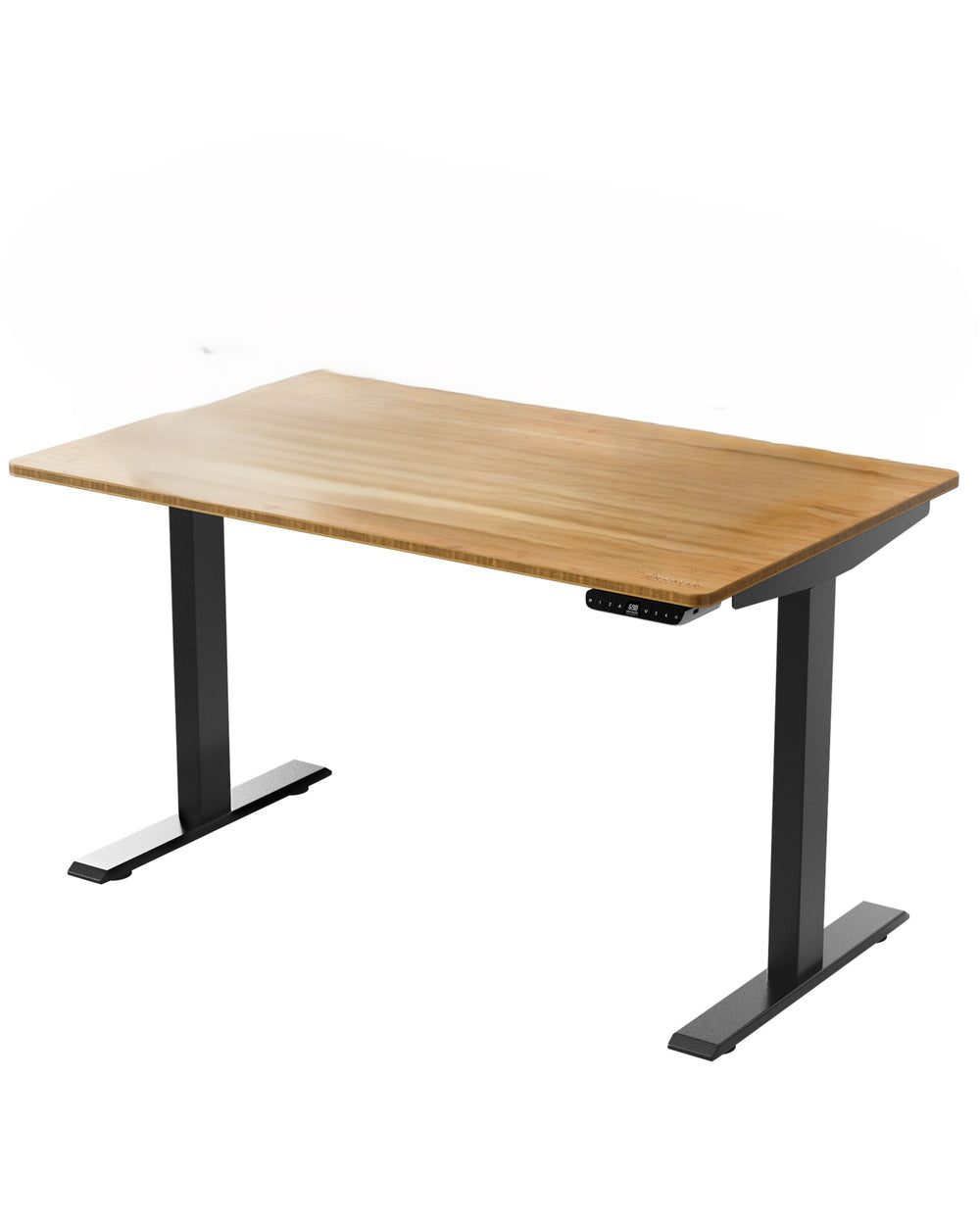 Homeroots 30" Adjustable Brown And Black Standing Desk   397743
