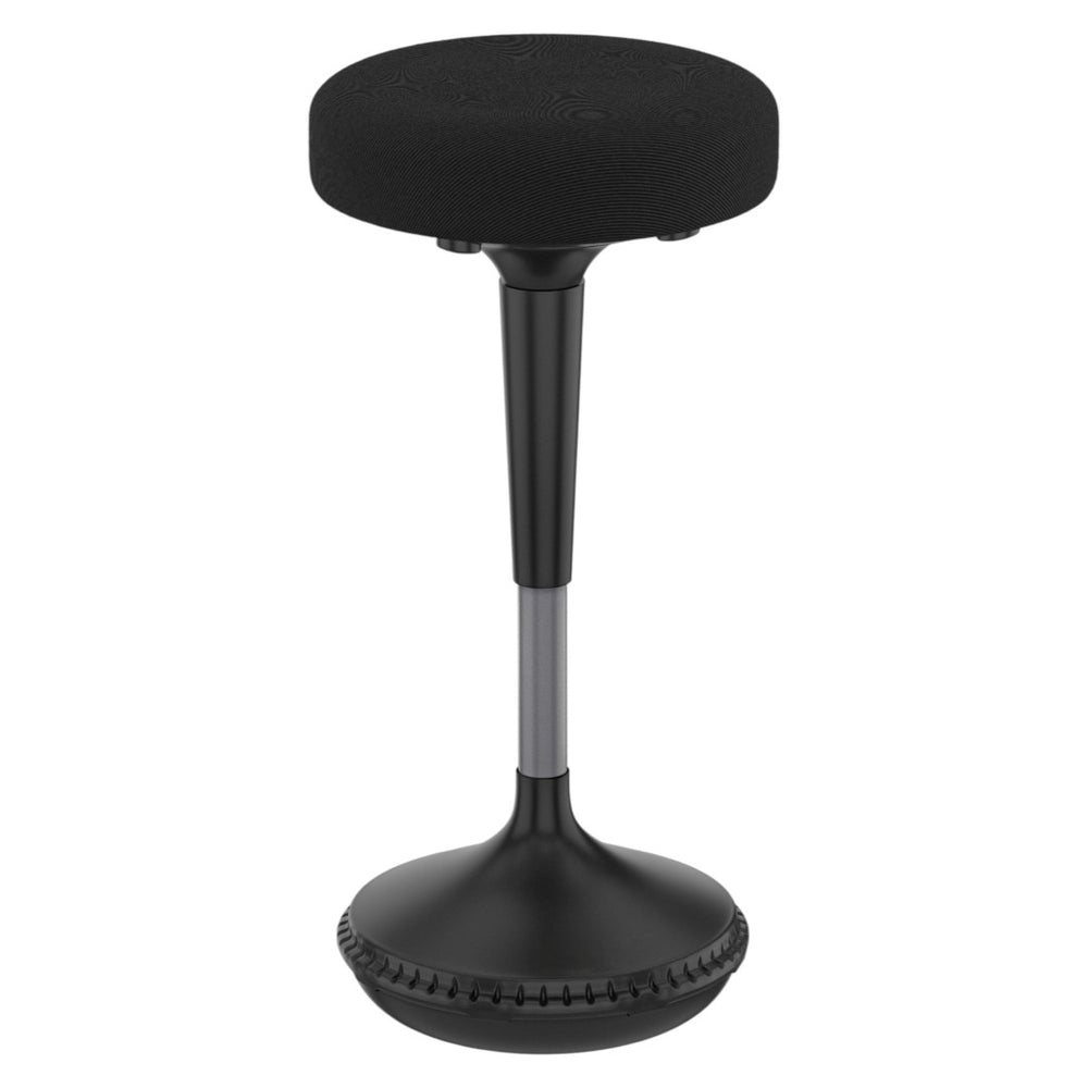 HomeRoots Black Adjustable Height Swivel Office Chair – Stylish Ergonomic Design for Home & Work Spaces! 397756