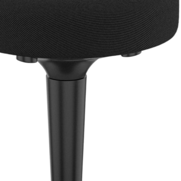HomeRoots Black Adjustable Height Swivel Office Chair – Stylish Ergonomic Design for Home & Work Spaces! 397756