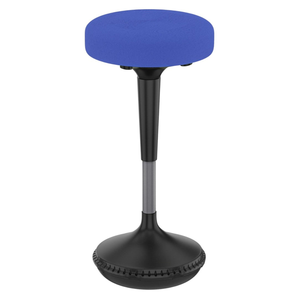 HomeRoots Blue Adjustable Height Swivel Office Chair - Modern Design, Comfortable Upholstery, Stylish & Durable 397758