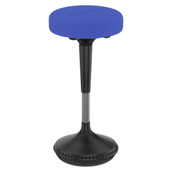 HomeRoots Blue Adjustable Height Swivel Office Chair - Modern Design, Comfortable Upholstery, Stylish & Durable 397758