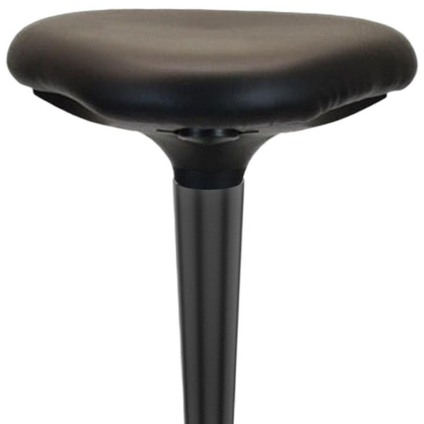 HomeRoots Black Adjustable Height Swivel Office Chair - Ergonomic Comfort, Durable Design & Sleek Style for Workspaces 397759