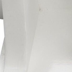 Homeroots Classic White Wood Wide Six Hook Coat Rack  Mahogany 397775