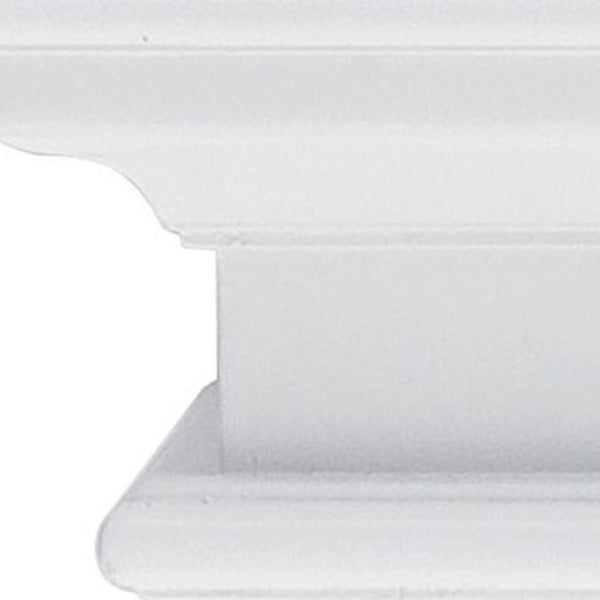 HomeRoots 23" Classic White Floating Wall Shelf - Elegant Display Solution for Photos, Plants, and Decor Items 397787