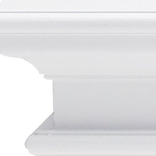 HomeRoots 32" Classic White Floating Wall Shelf – Timeless Decor Solution for Stylish Storage and Display 397788