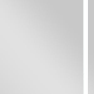 Homeroots Petite Led Strip Rounded Rectangle Wall Mirror  Glass 397806