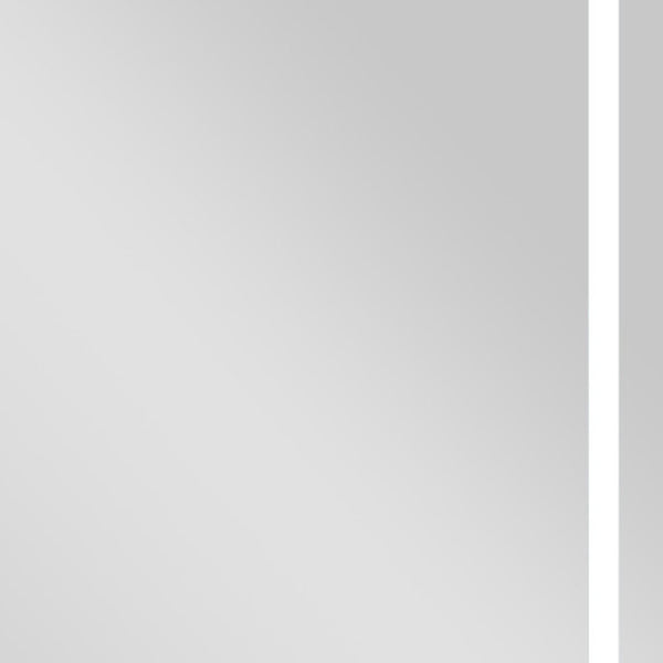 Homeroots Petite Led Strip Rounded Rectangle Wall Mirror  Glass 397806