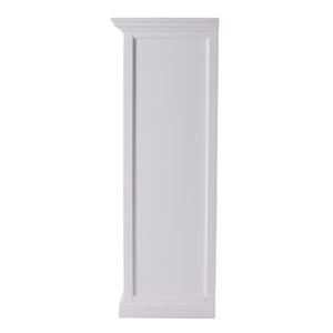 Homeroots 52" White Two Drawer Storage Cabinet With Baskets  Mahogany,Kubu Rattan & Antique Brass Hardware 397848