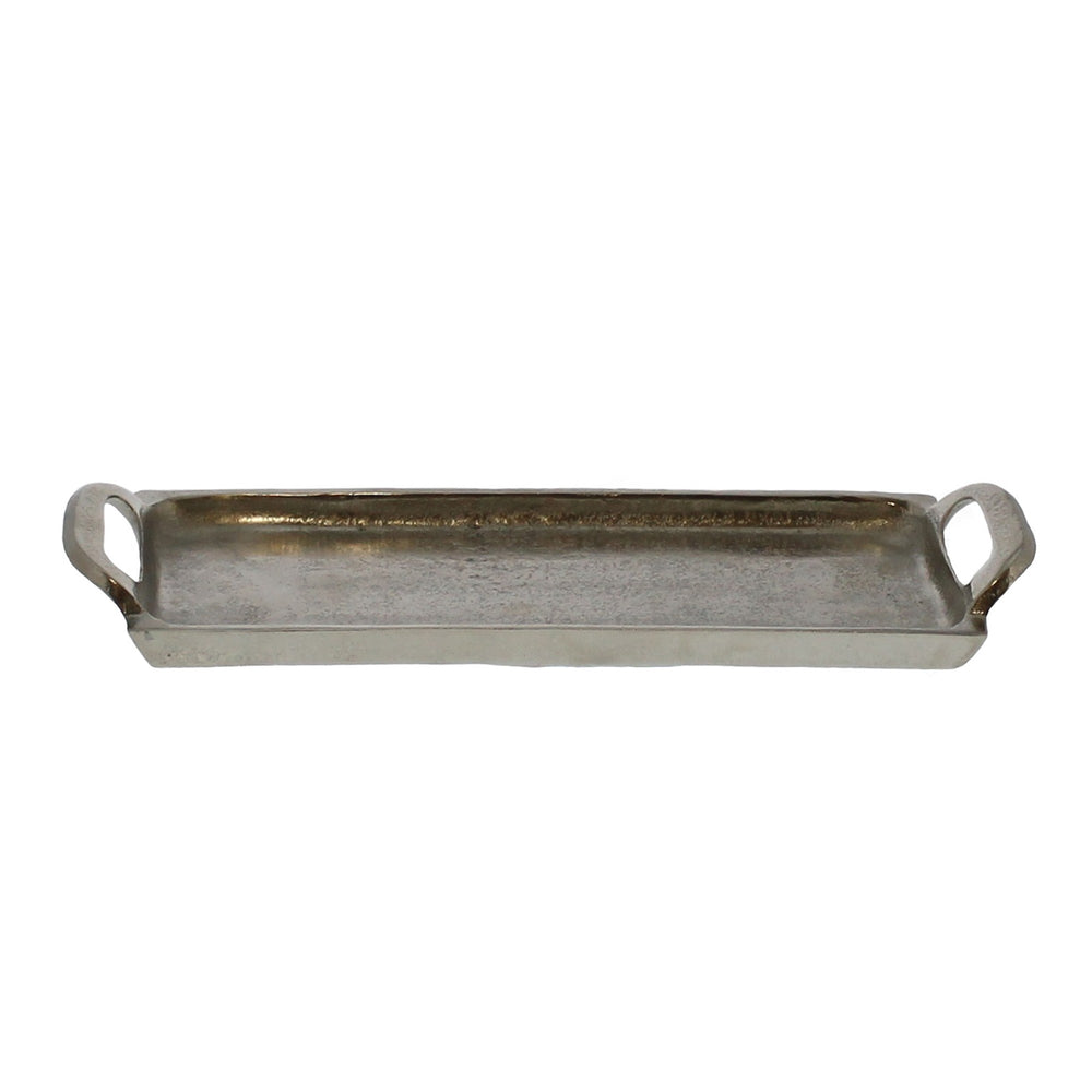 Homeroots Bronze Narrow Rectangular Tray   397857